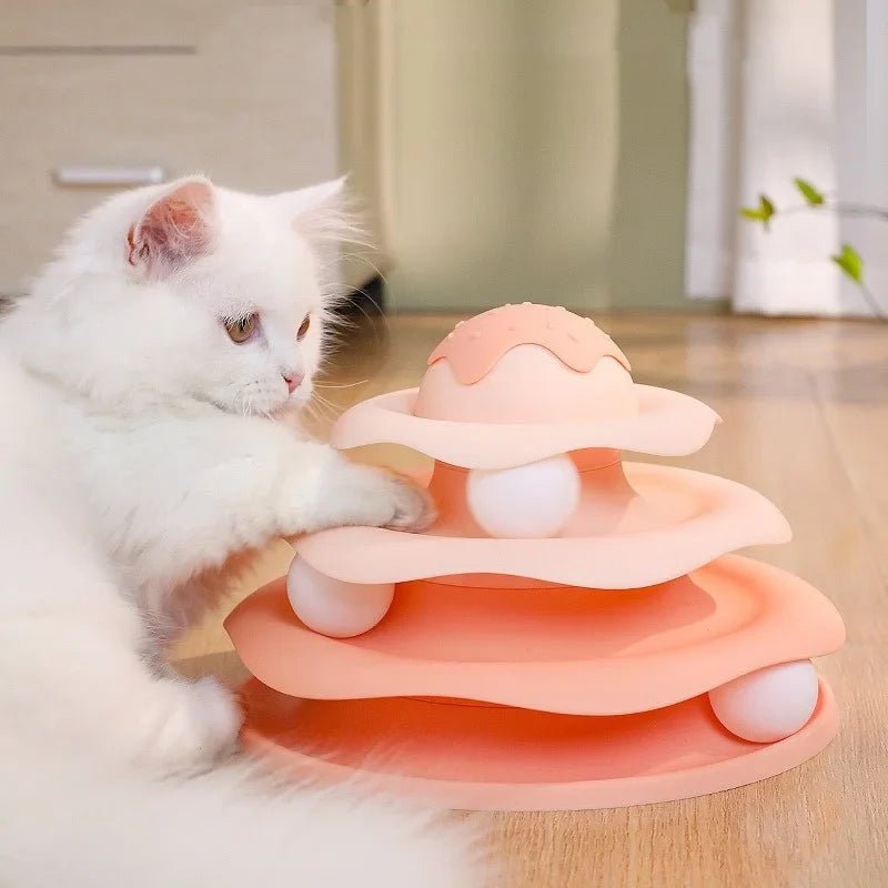 Balle Rotative Pour Chat - Towerball 2024 ES - Woufie