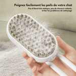 Brosse à Vapeur 3 en 1 pour Chat ES - Woufie
