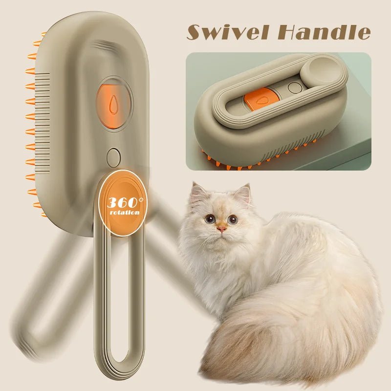 Brosse à Vapeur 3 en 1 pour Chat ES - Woufie
