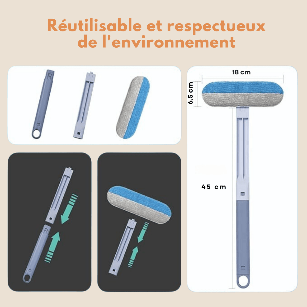 Brosse Multifonctionnel 3 en 1 Pour Chat ES - Woufie