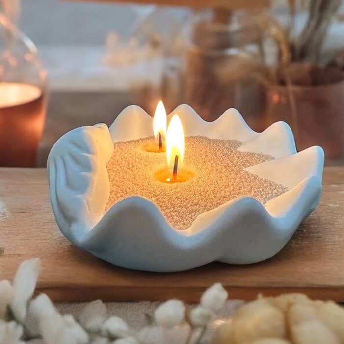 Candle Pearled | PerlaCiera - Woufie