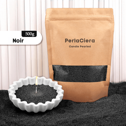 Candle Pearled | PerlaCiera - Woufie