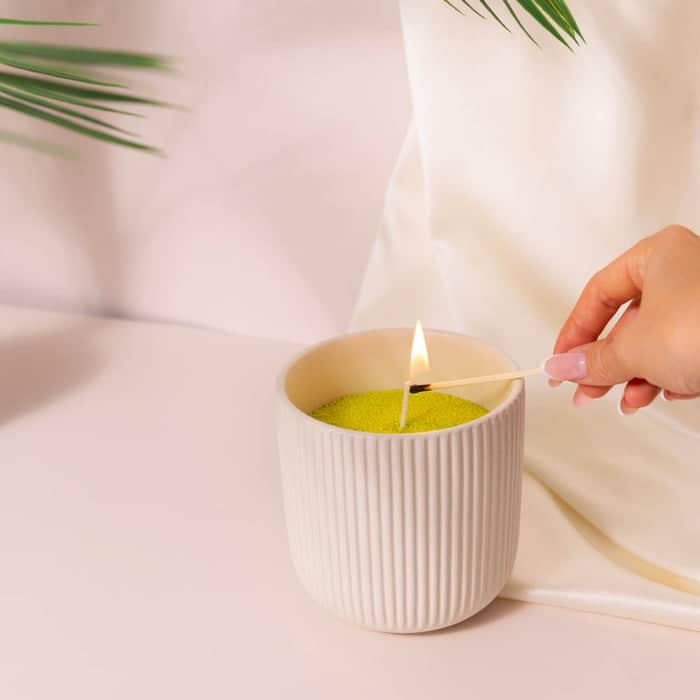 Candle Pearled | PerlaCiera - Woufie