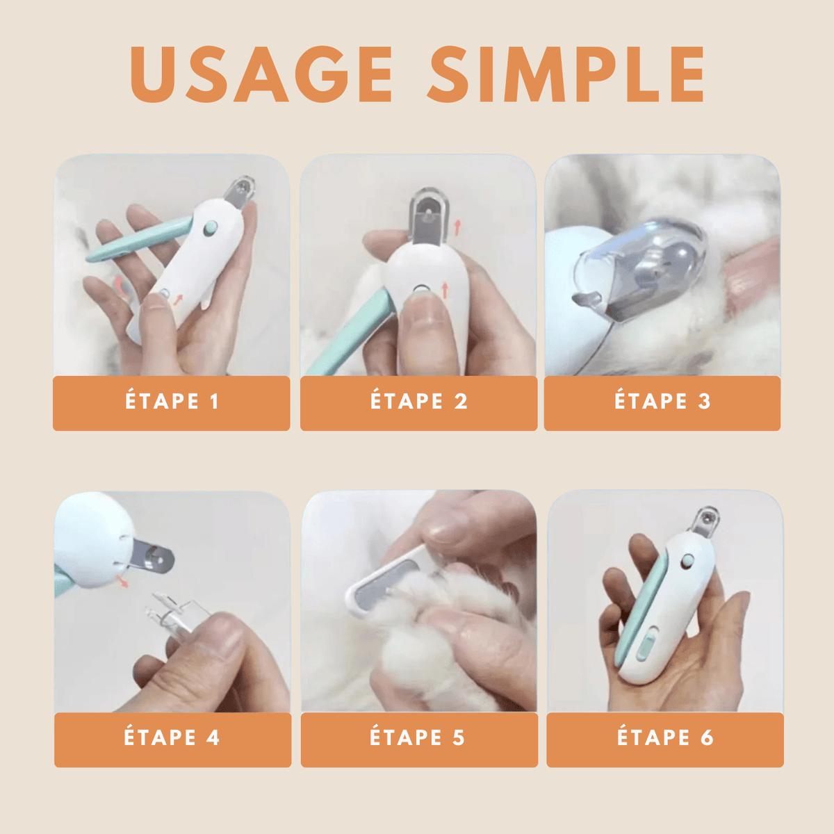 Coupe - ongles 2 en 1 - SafeCut ES - Woufie