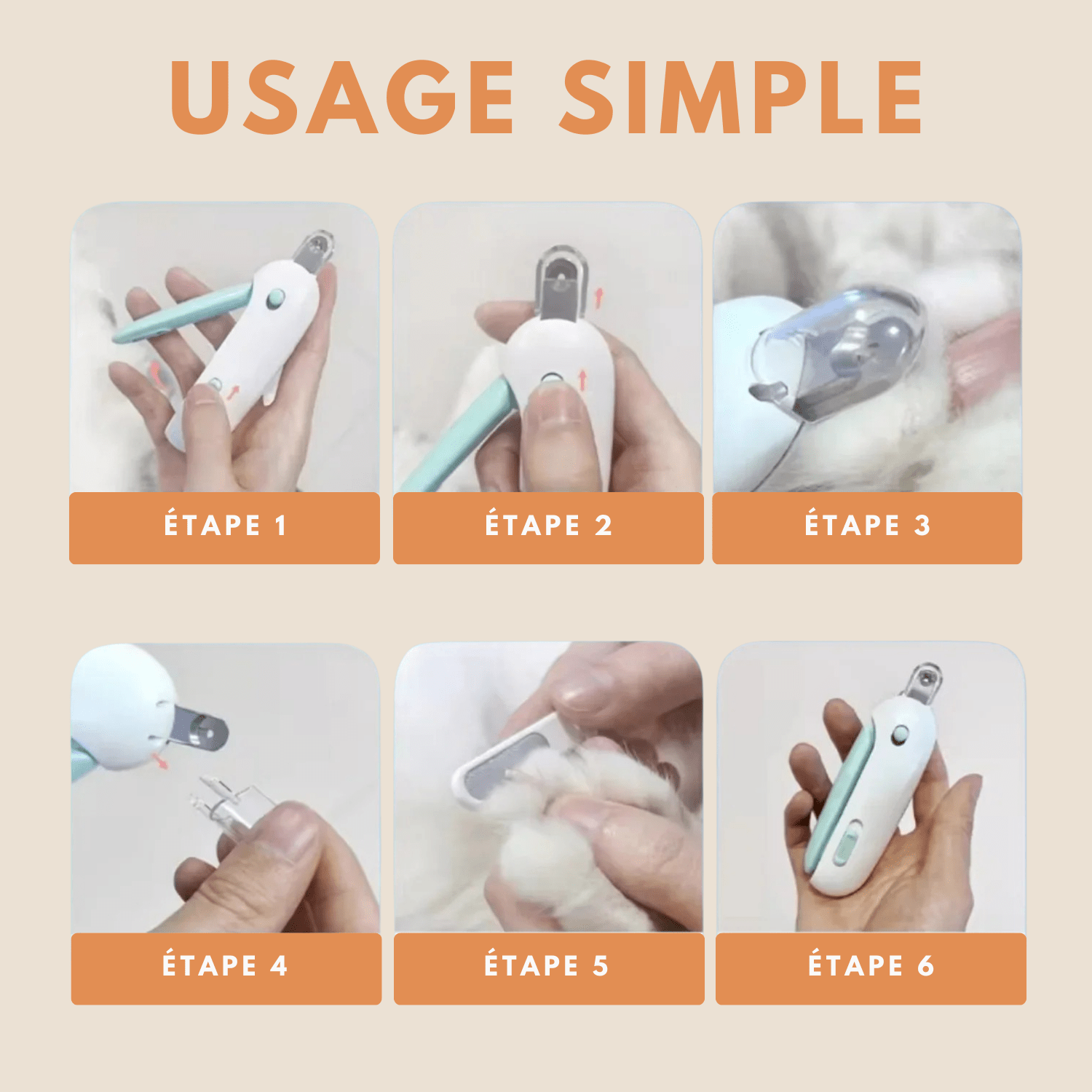 Coupe - ongles 2 en 1 - SafeCut ES - Woufie