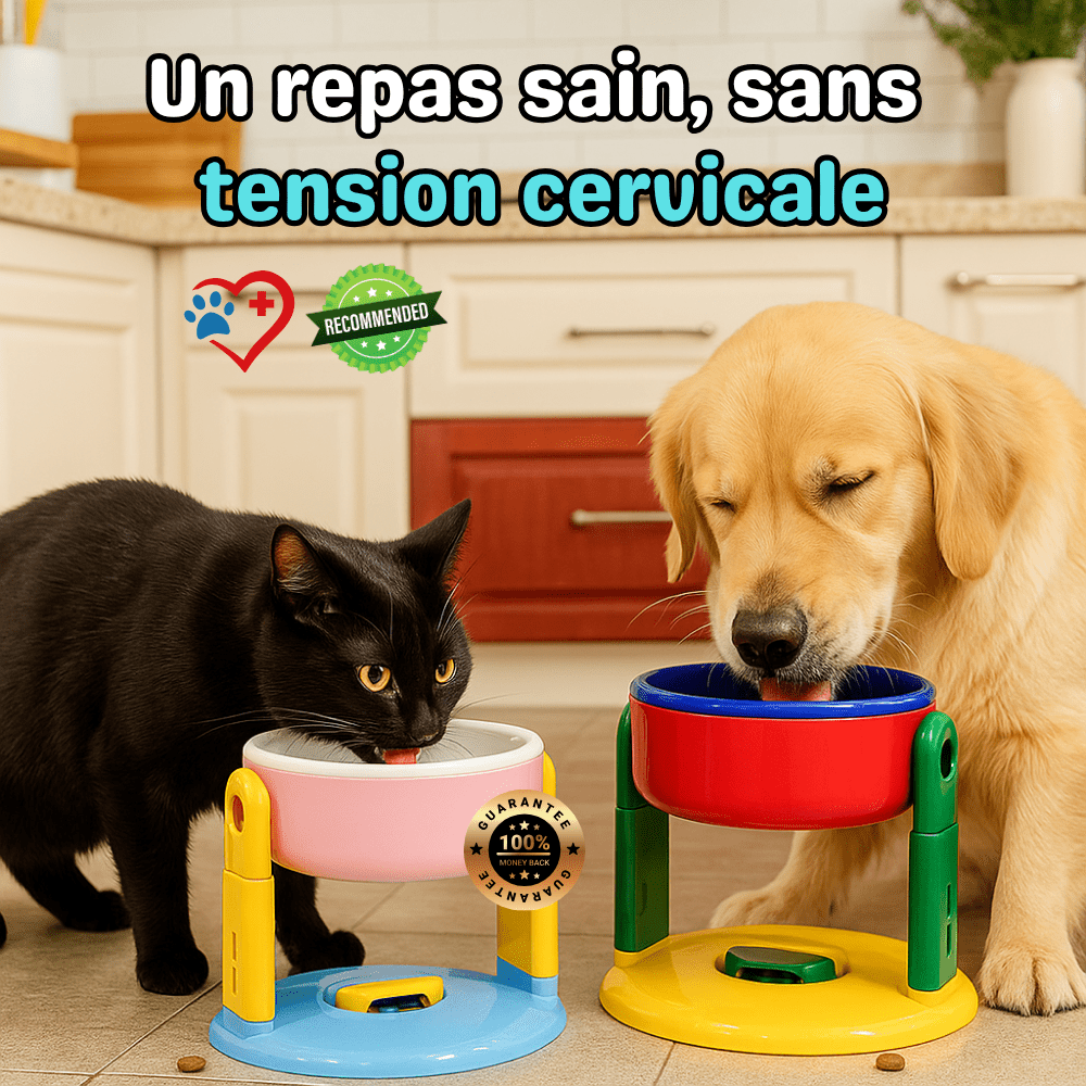 Gamelle Confort pour Animaux – OptiBowl - Woufie