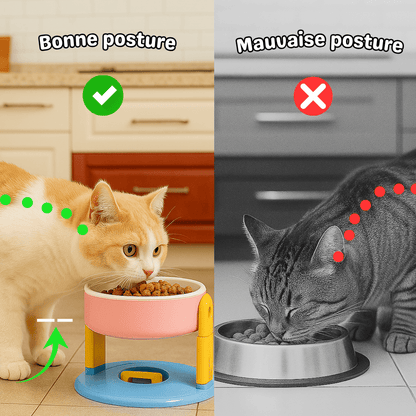 Gamelle Confort pour Animaux – OptiBowl - Woufie