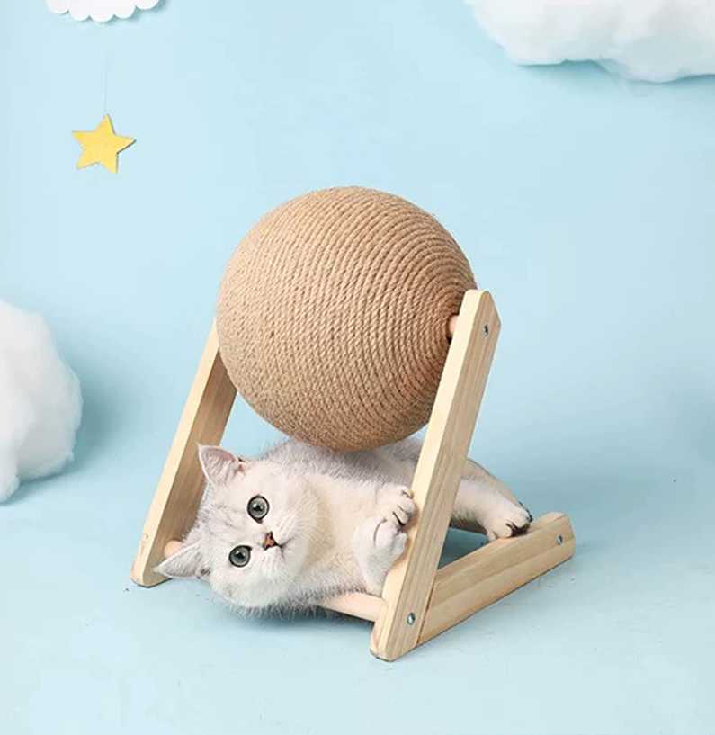 Griffoir boule pour chat | GriffBall - Woufie