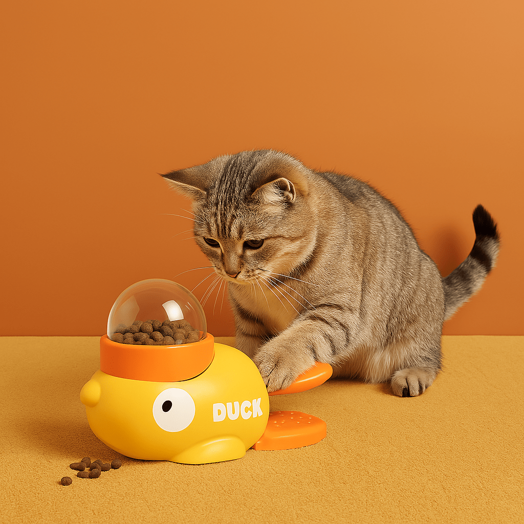 SnackyDuck | Distributeur à croquettes - Woufie