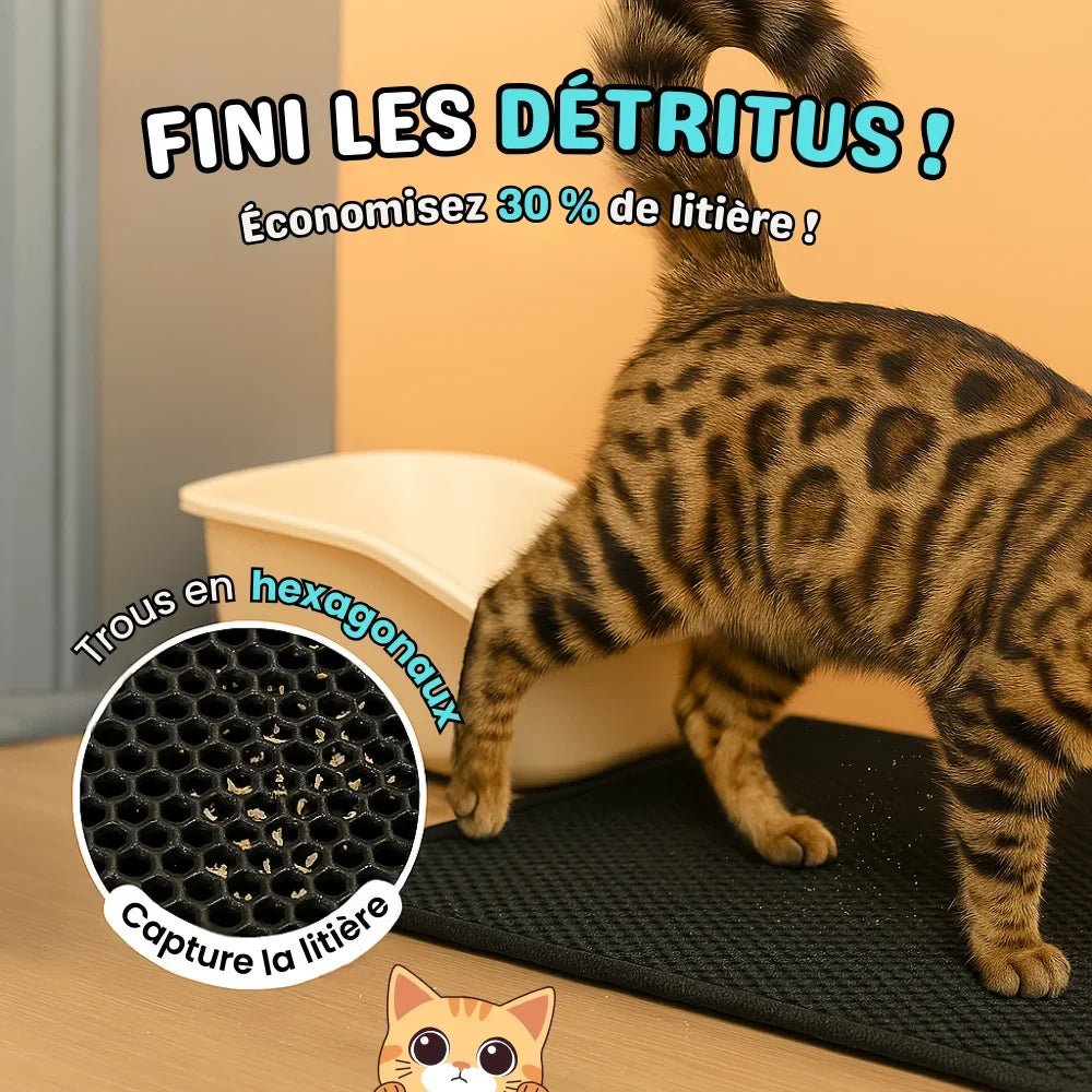 Tapis de Litière Pour Chat ES - Woufie